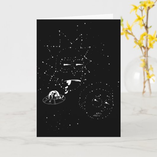 Carte RICK ET MORTY™ | Constellations (Fleur jaune)