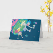 Carte RICK ET MORTY™ | Décrochage du portail infecté (Fleur jaune)