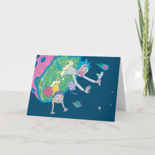 Carte RICK ET MORTY™ | Décrochage du portail infecté (Devant)