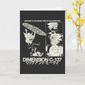 Carte RICK ET MORTY™ | Dimension C-137 (Fleur jaune)