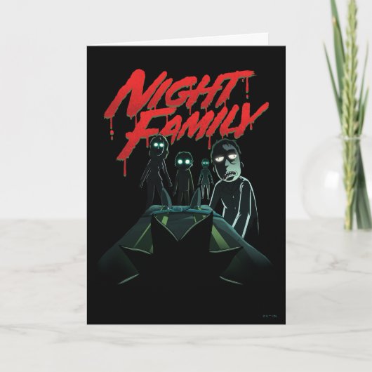 Carte RICK ET MORTY™ | Famille de nuit (Devant)