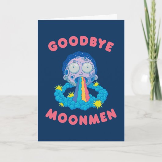 Carte RICK ET MORTY™ | Goodbye Moonmen (Devant)