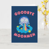 Carte RICK ET MORTY™ | Goodbye Moonmen (Fleur jaune)
