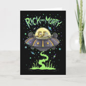 Carte RICK ET MORTY™ | Graphique de vol spatial illustré (Devant)