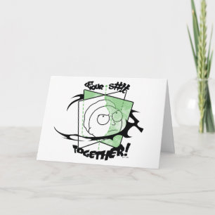 Carte RICK ET MORTY™ Prenez votre S# ! t Together !