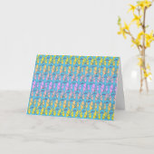 Carte RICK ET MORTY™| Rainbow M. Meeseeks Motif (Fleur jaune)