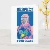 Carte RICK ET MORTY™ | Respectez vos vitesses (Fleur jaune)