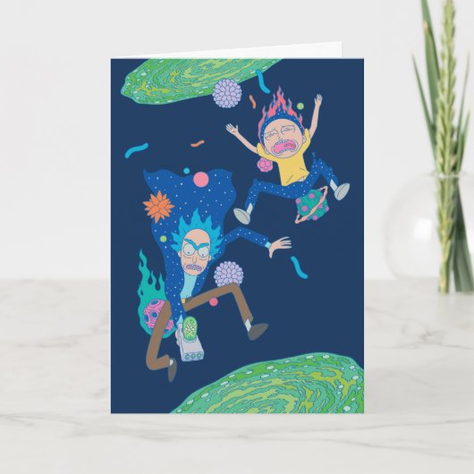 Carte RICK ET MORTY™| Saut de portail infecté (Devant)