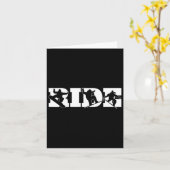 Carte Ride Snowboardeur (Fleur jaune)
