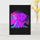 Carte Ridgeback rhodésien (Fleur jaune)