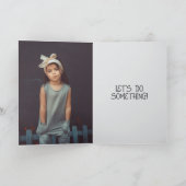 CARTE RIEN À FAIRE - PENSÉES POUR VOUS (Intérieur)