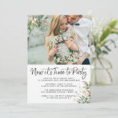 Carte Rien De Fancy Juste Amour | Réception de mariage (Debout devant)