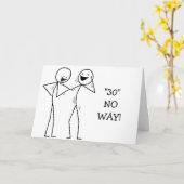 CARTE "RIEN D'ENTENDRE LA NOUVELLE QUE VOUS ÊTES **30** (Fleur jaune)