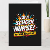 Carte Rien Ne Me Fait Peur Infirmière Appréciation (Devant)