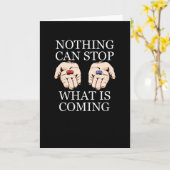 Carte Rien ne peut arrêter ce qui vient (Fleur jaune)