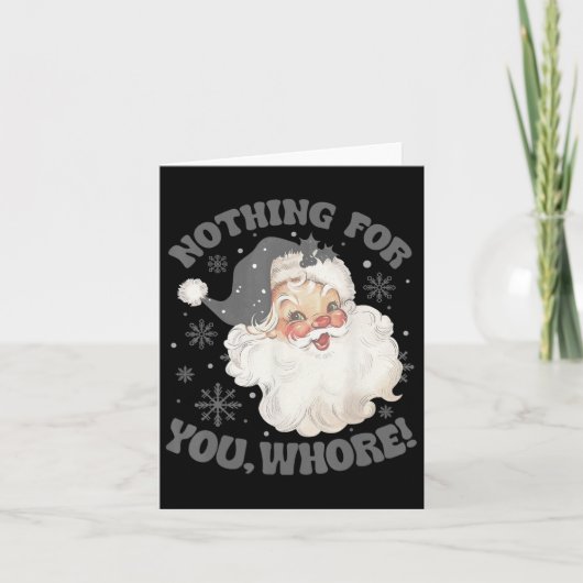 Carte Rien Pour Vous Amuser Père Noël Noël 2 (Devant)