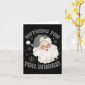 Carte Rien Pour Vous Amuser Père Noël Noël 2 (Fleur jaune)