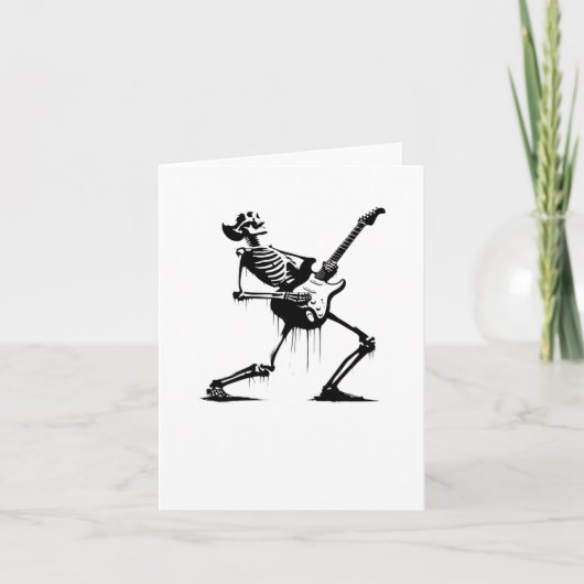 Carte Riffs From Beyond Guitariste squelette en style Gr (Devant)