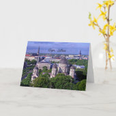 Carte Riga, Lettonie, paysage urbain (Fleur jaune)