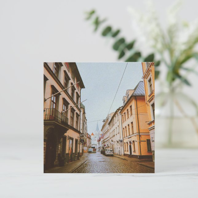 Carte Riga, Lettonie, paysage urbain (Debout devant)