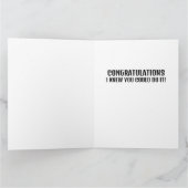 Carte Riley-Rose Félicitations vous l'avez fait  (Intérieur)