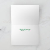 Carte Rinder De Carton Avec Mistletoe (Intérieur)