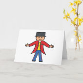 Carte Ringmaster cirque (Fleur jaune)