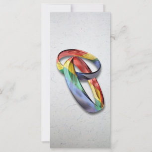 Carte Rings de Rainbow Wedding pour l'Equality
