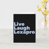 Carte Rire Lexapro Sensibilisation au suicide (Fleur jaune)