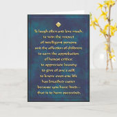 Carte Rire souvent… (Fleur jaune)