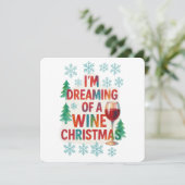 Carte Rires de Noël à l'encre alcoolique (Debout devant)