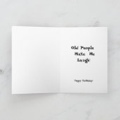 Carte Rires des anniversaires (Intérieur)