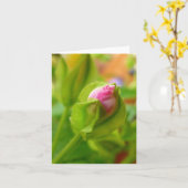 Carte Risque à la fleur (Fleur jaune)