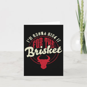 Carte Risque Pour Le Brisket Funny Viande Fumeur Byrbecu