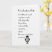 Carte Rite de graduation (Fleur jaune)
