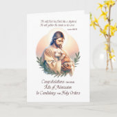 Carte Rite pour l'admission à la candidature pour l'Ordr (Fleur jaune)