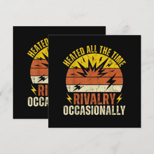 Carte Rivalité Chauffée Tout Le Temps Occasionnellement 