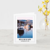 Carte River Dart, ruisseau Galmpton, Devon (Fleur jaune)