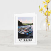 Carte River Dart, Stoke Gabriel, Devon (Fleur jaune)