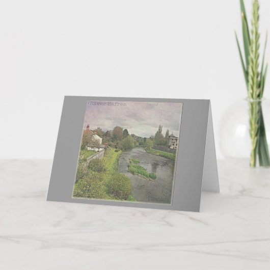 Carte River Hafren à Newtown, Powys (Devant)