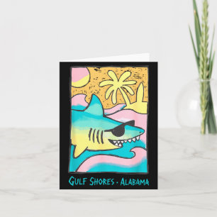 Carte Rives du golfe de l'Alabama vacances à la plage dr