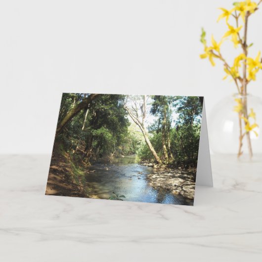 Carte Rivière Beauty (Fleur jaune)