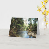 Carte Rivière de Beauté Tranquille (Fleur jaune)