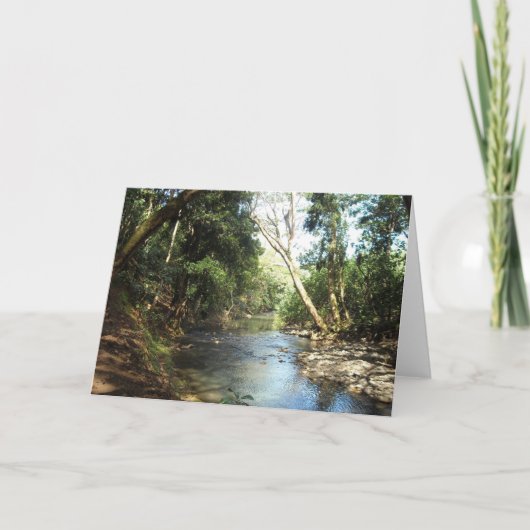 Carte Rivière de Beauté Tranquille (Devant)