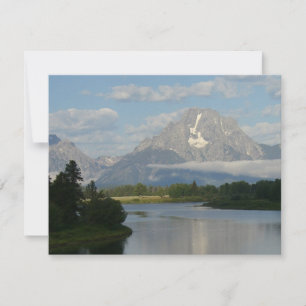 Carte Rivière Jackson Hole dans le parc national de Gran