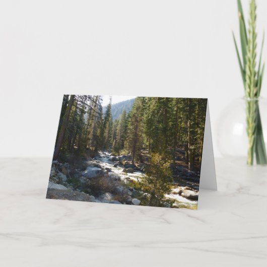 Carte Rivière Kaweah dans le parc national de Sequoia (Devant)