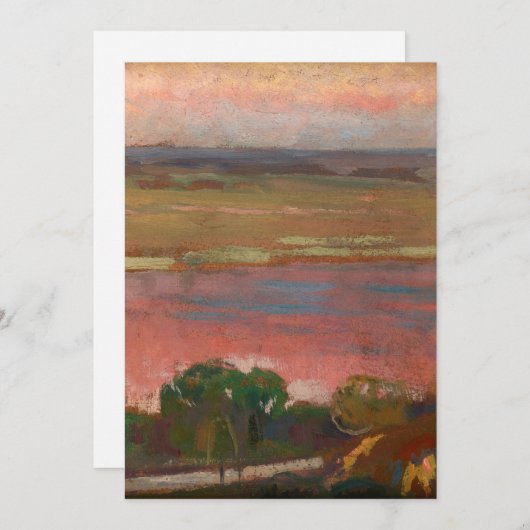 Carte Rivière rose | Jan Stanisławski (Devant / Derrière)