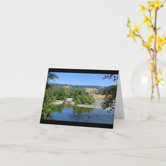 Carte Rivière russe de traînée de parc de rivière de (Fleur jaune)