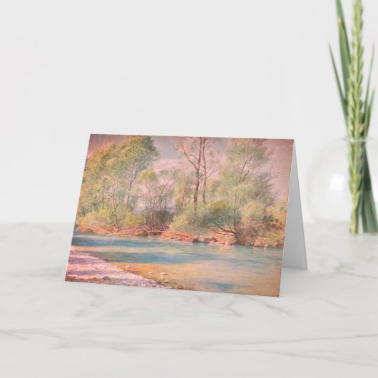 Carte Rivière Traunstein sur la route vers Empfig, Baviè (Devant)