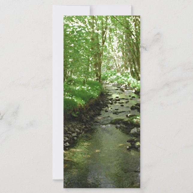 Carte Rivière traversant les bois. (Devant)